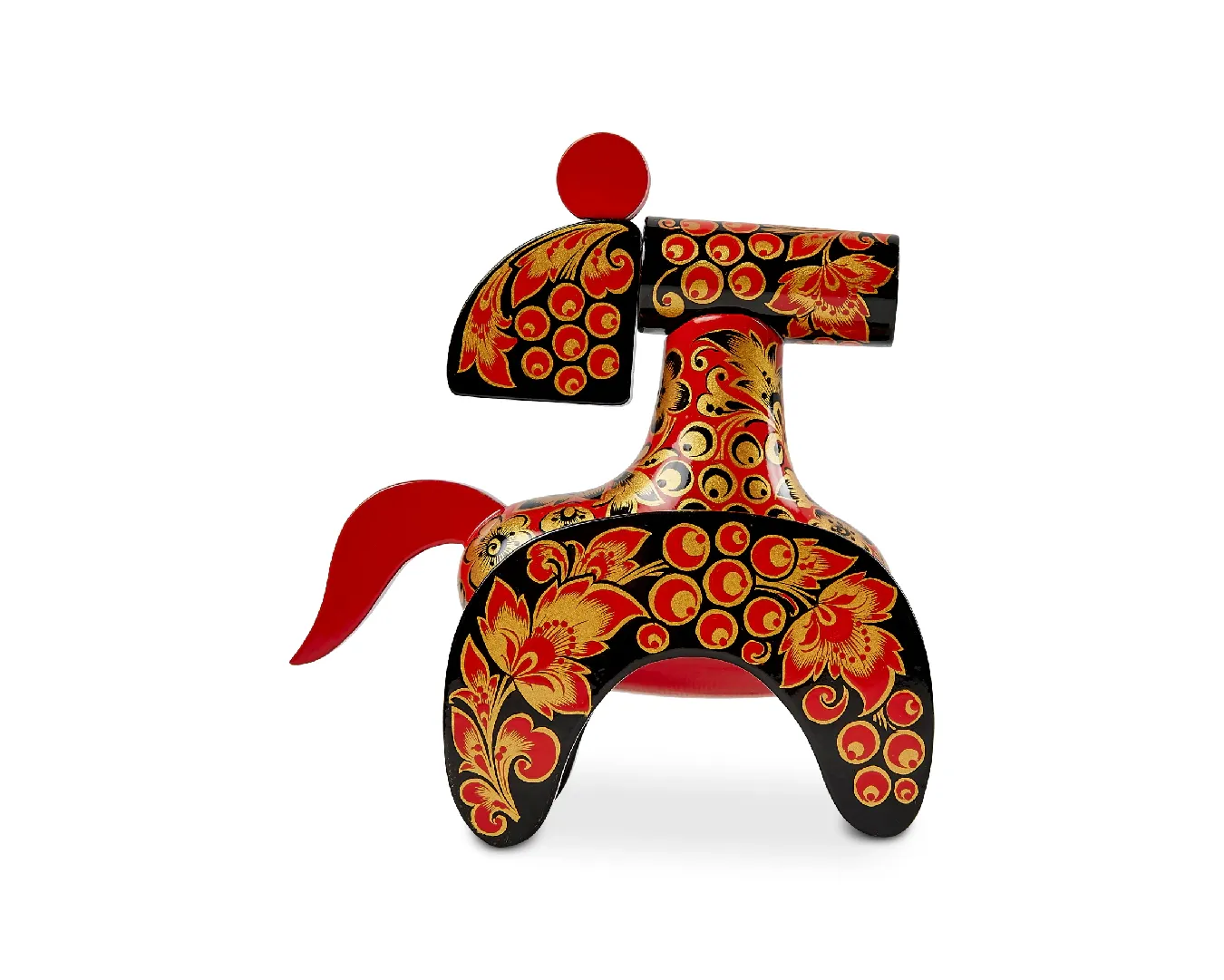 Модель для коллекционирования «Лошадка», коллекция «Классическая Хохлома»