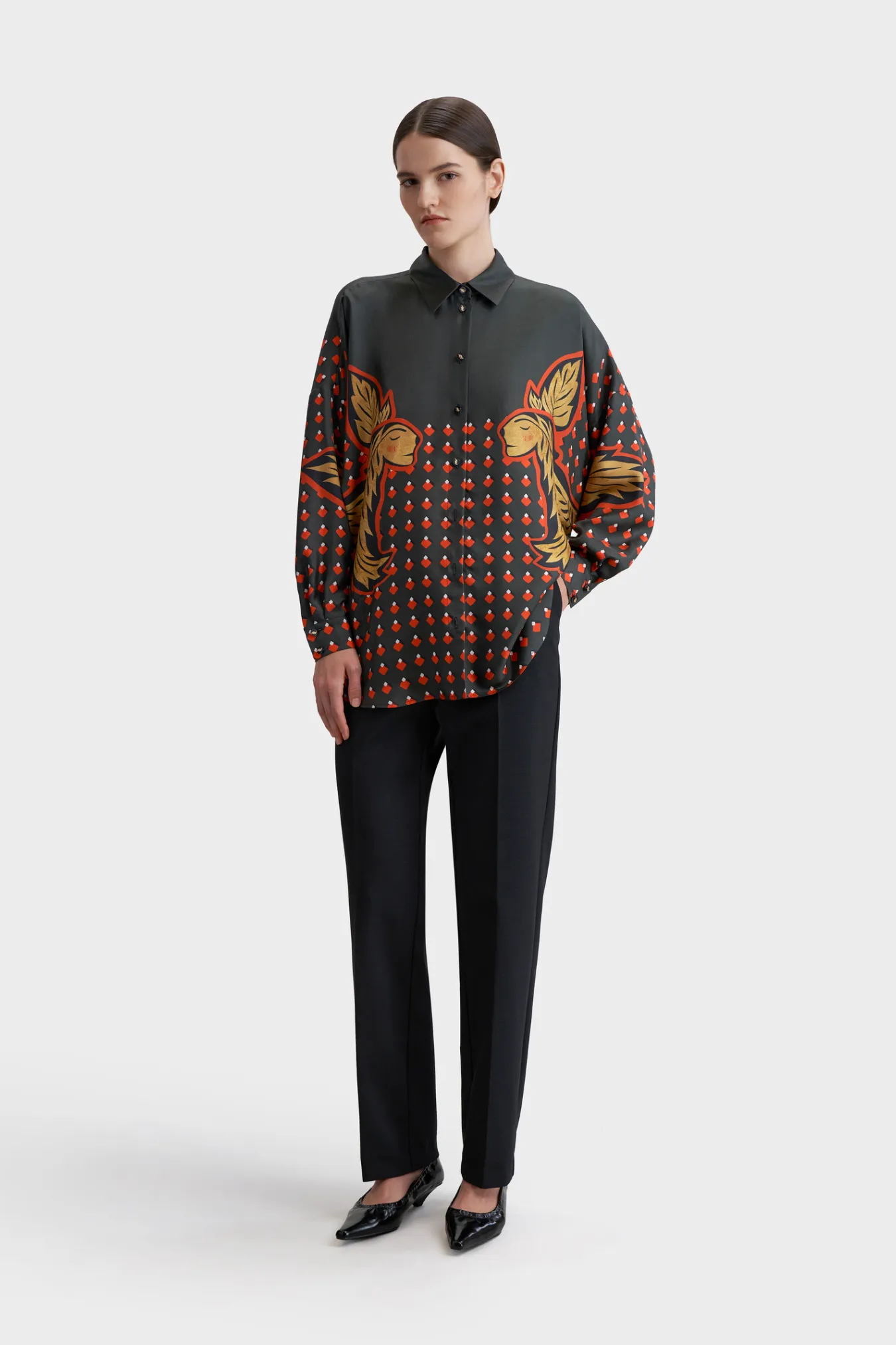 Шелковая блузка