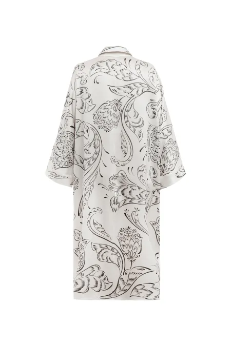 Платье-рубашка из премиального шелка