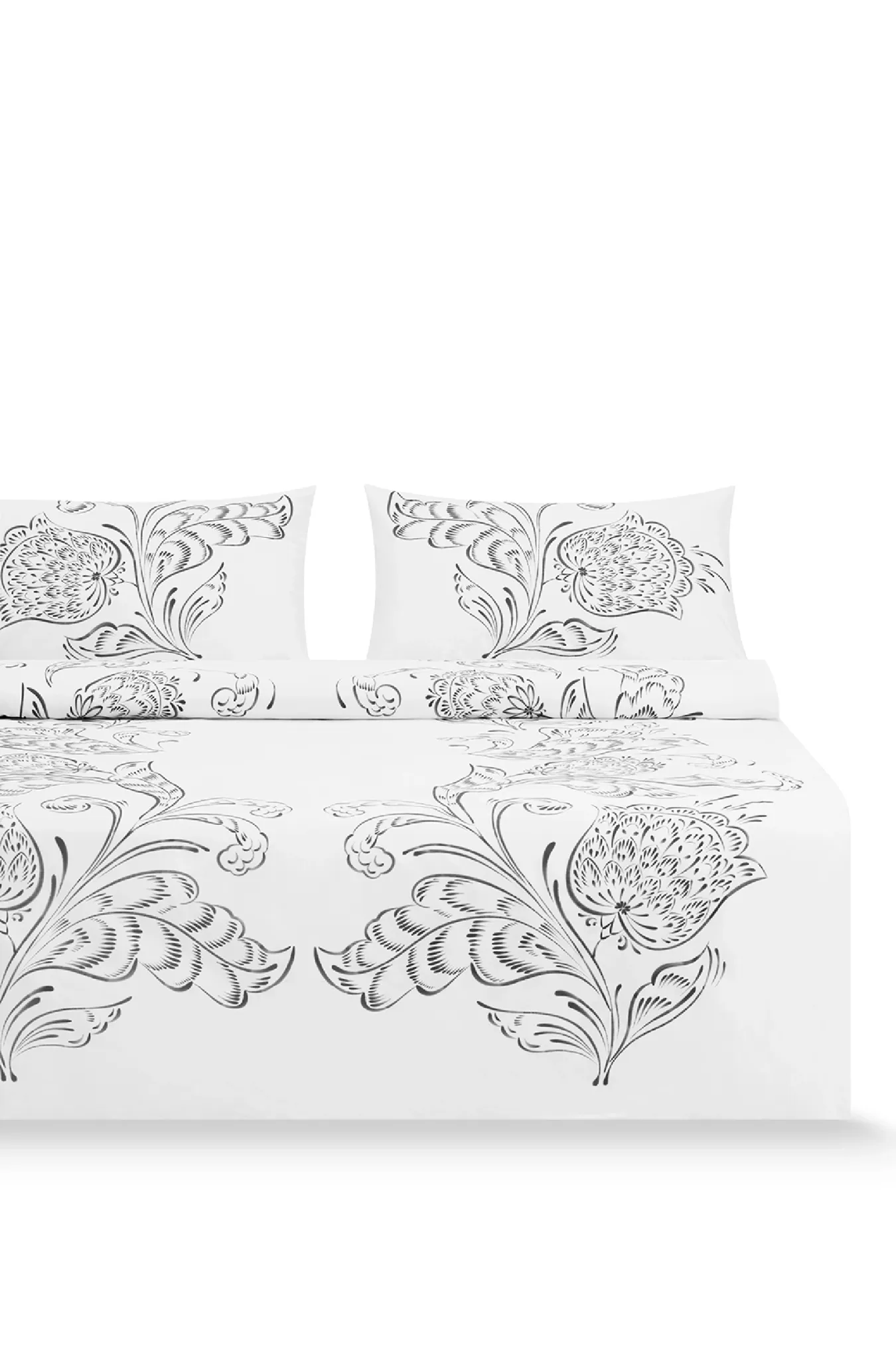 Двуспальный комплект постельного белья с принтом «Сад‎»‎