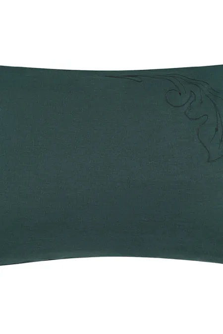 Полутороспальный комплект постельного белья с вышивкой «Лен Кудрина‎»‎