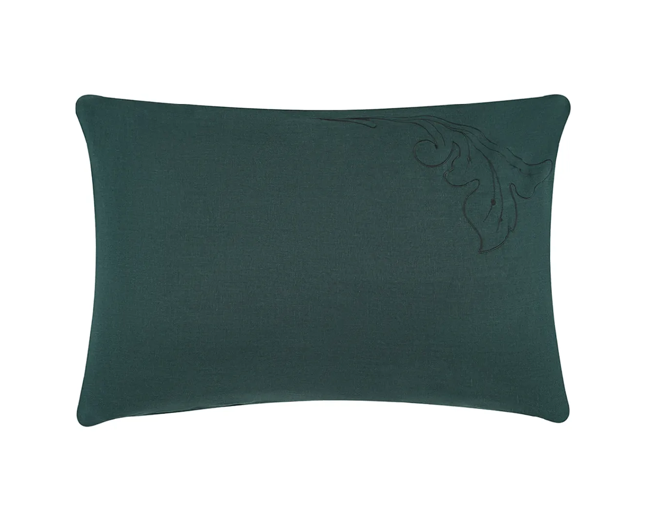 Двуспальный комплект постельного белья с вышивкой «Лен Кудрина‎»‎