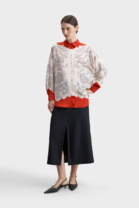 Юбка-колонна из премиальной шерсти