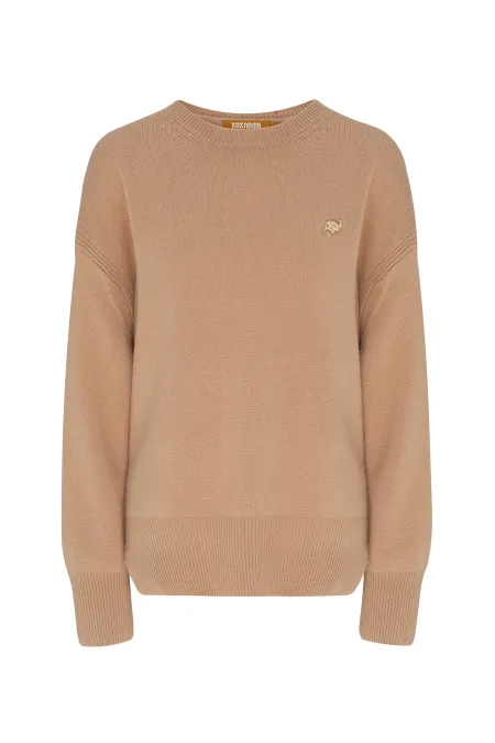 Удлиненный джемпер из шерсти и кашемира