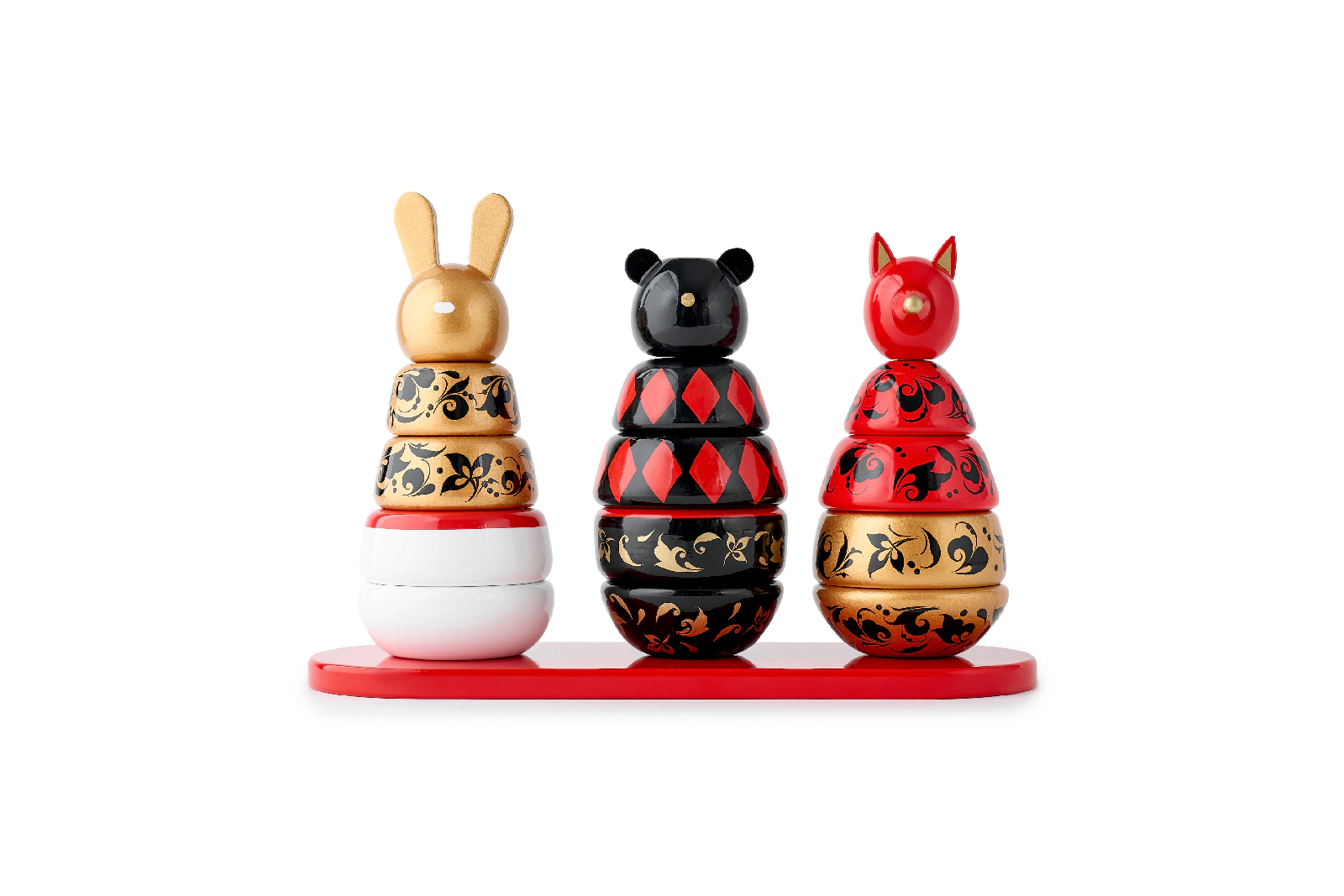 Золотой/Белый