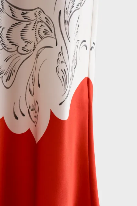 Юбка-миди из премиального шелка