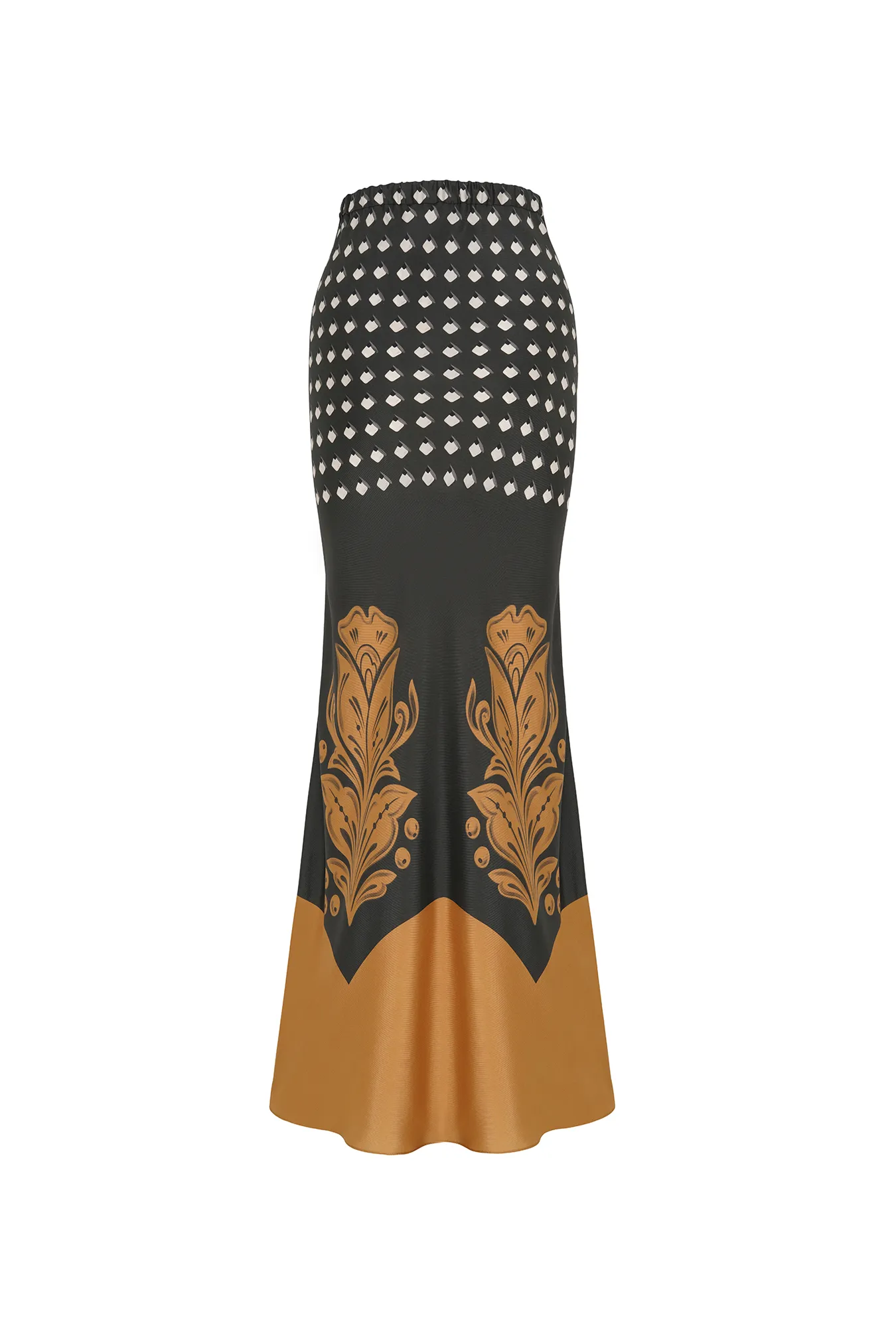 Юбка-миди из премиального шелка