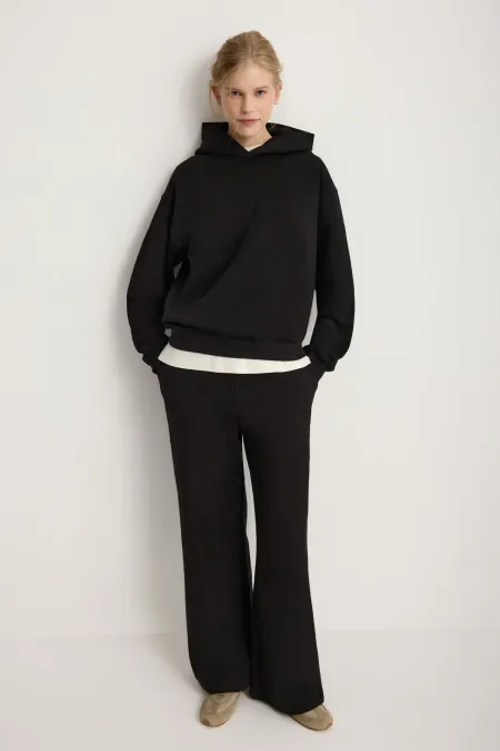 Женское хлопковое худи с тиснением