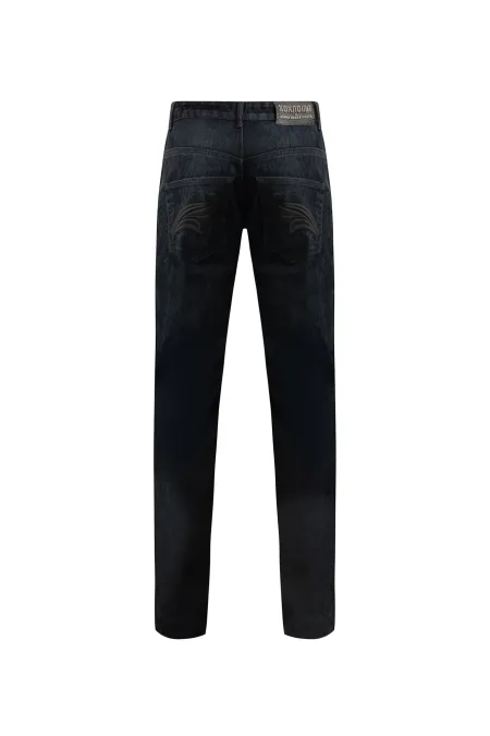 Джинсы с вышивкой