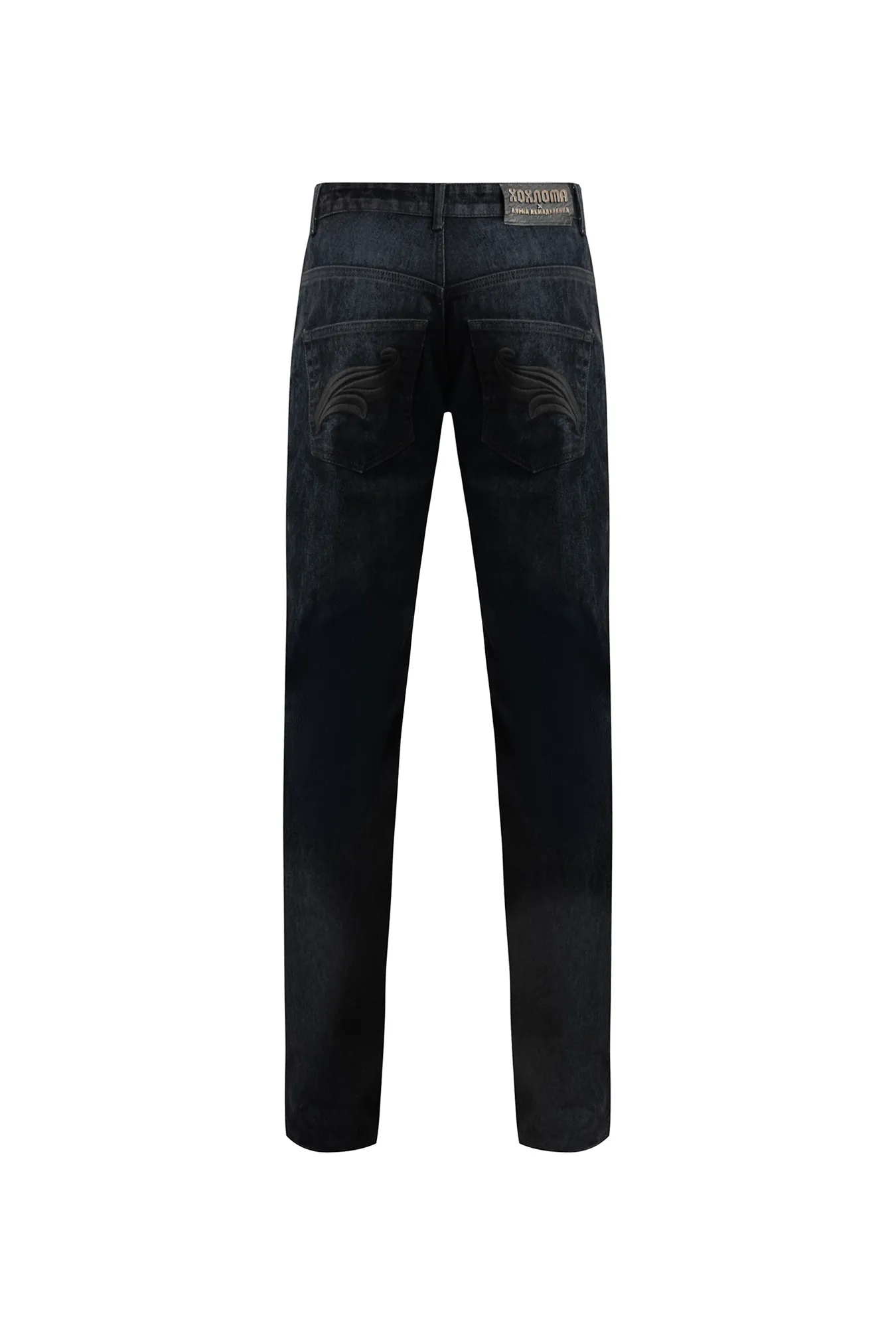 Джинсы с вышивкой