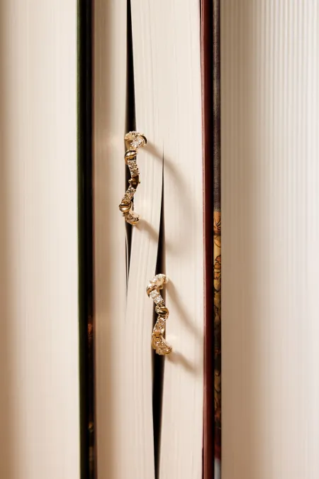 Серьги из золота 585 пробы с бриллиантами