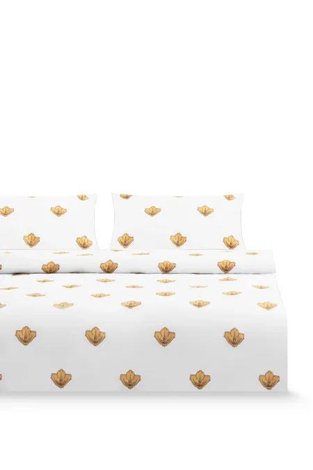 Полутороспальный комплект постельного белья с принтом «Цветы‎»‎