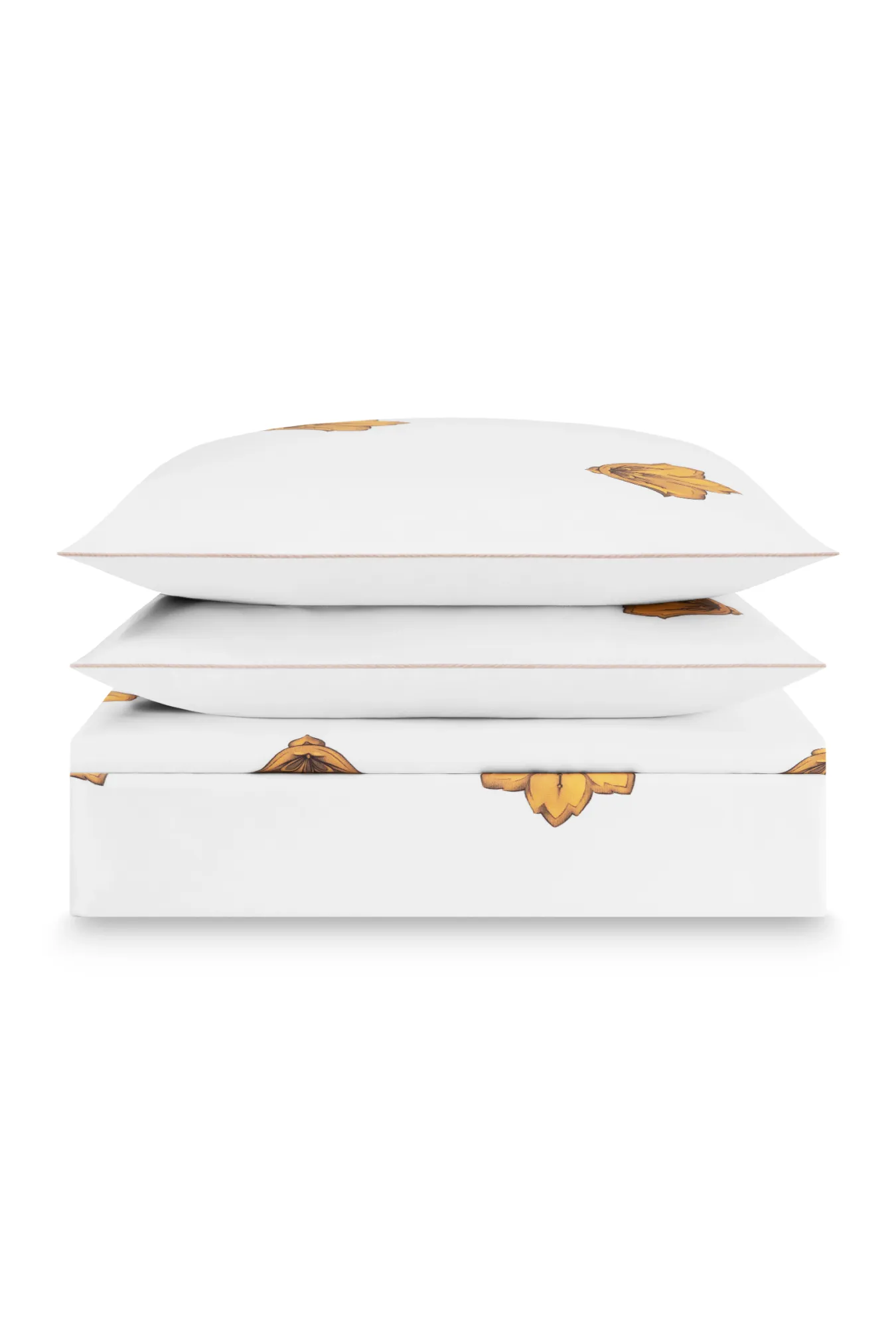 Двуспальный комплект постельного белья с принтом «Цветы»