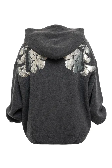 Кашемировый джемпер с вышивкой