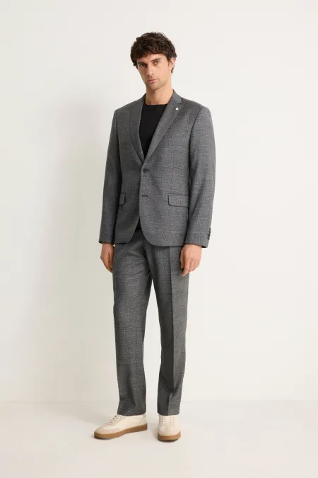 Однобортный пиджак из премиальной шерсти