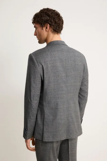 Однобортный пиджак из премиальной шерсти
