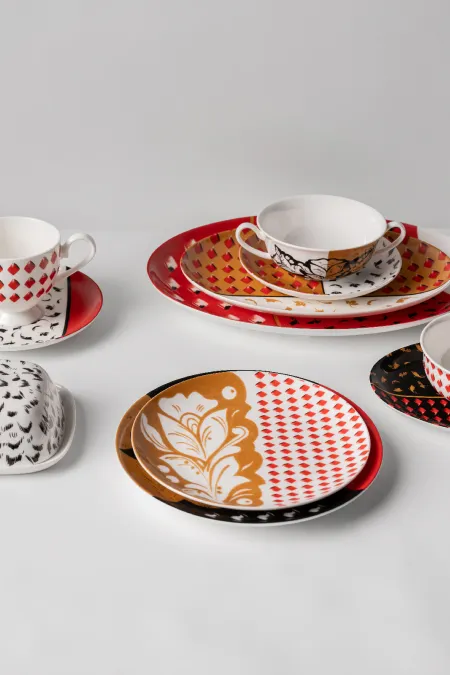 Блюдо овальное, коллекция «Орнаментальные блоки»