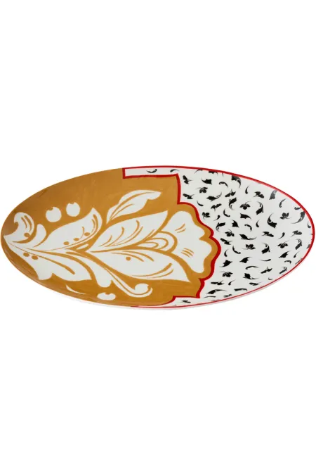 Блюдо овальное, коллекция «Орнаментальные блоки»
