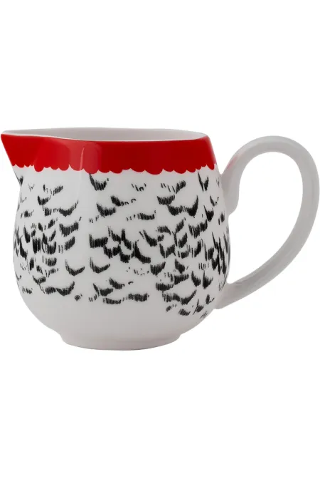 Молочник, коллекция «Перья на красном»