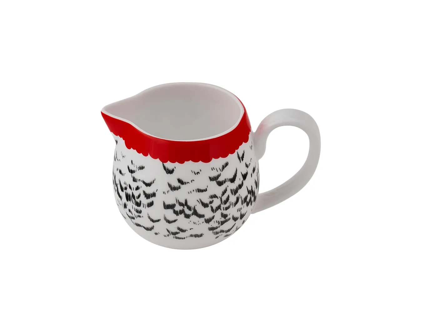 Молочник, коллекция «Перья на красном»