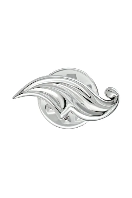 Брошь из серебра 925 пробы с родированием