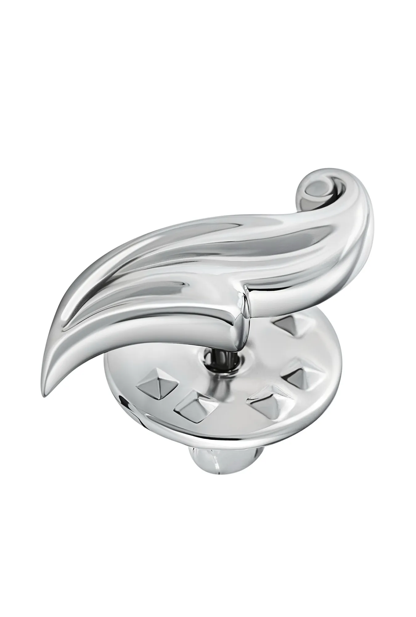 Брошь из серебра 925 пробы с родированием