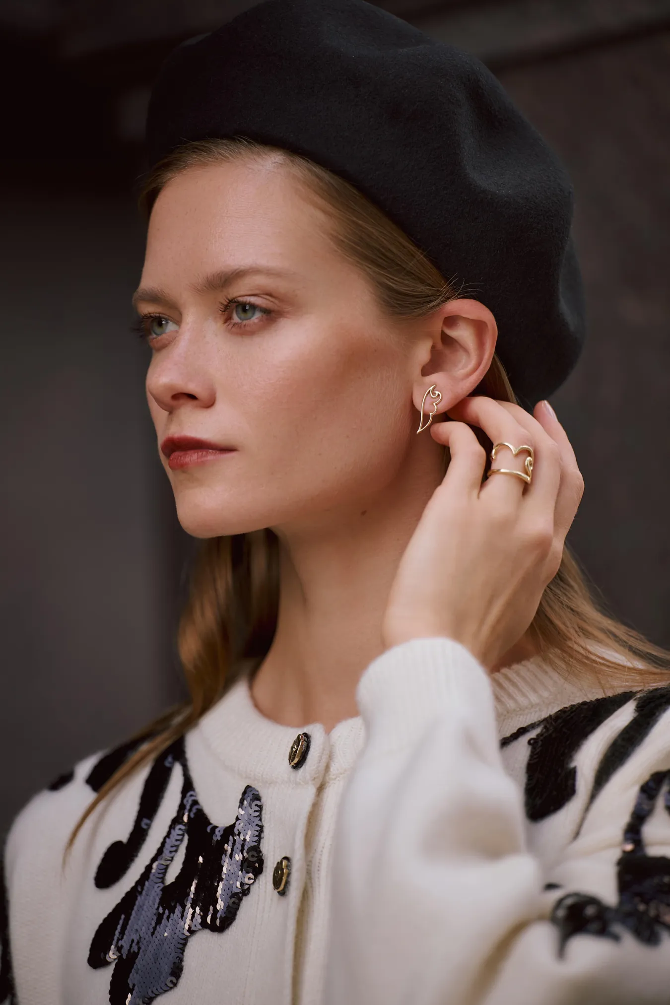 Серьги из золота 585 пробы