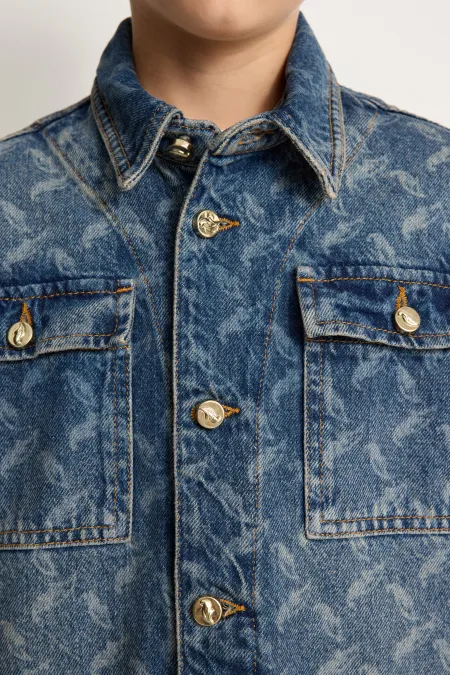 Детская рубашка с паттерном