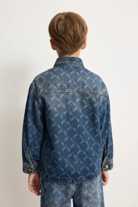 Детская рубашка с паттерном