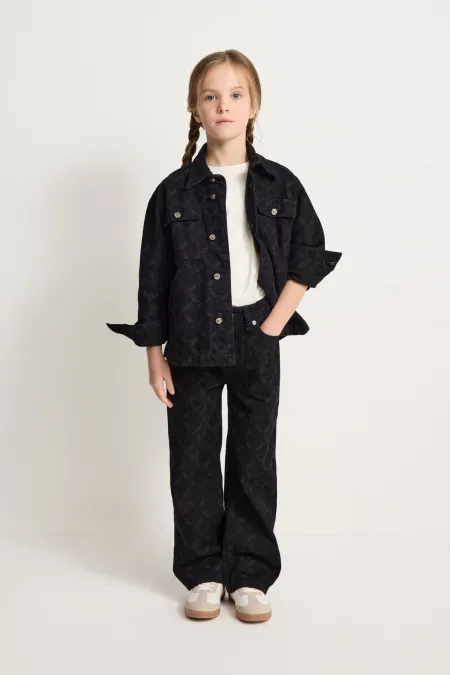 Детская рубашка с паттерном