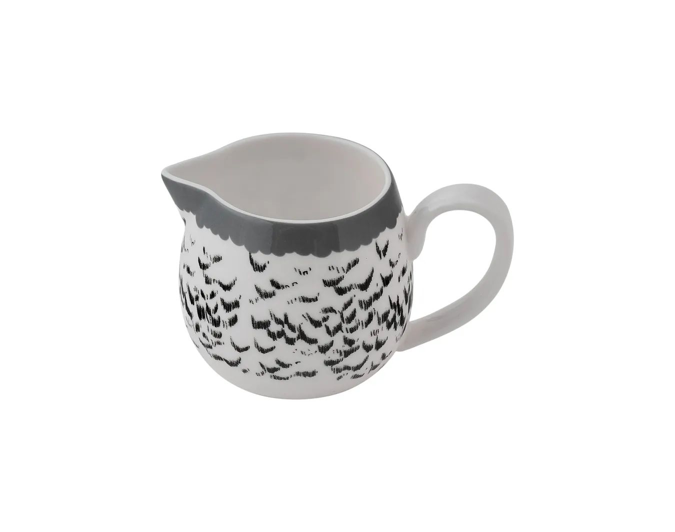 Молочник, коллекция «Перья на черном»