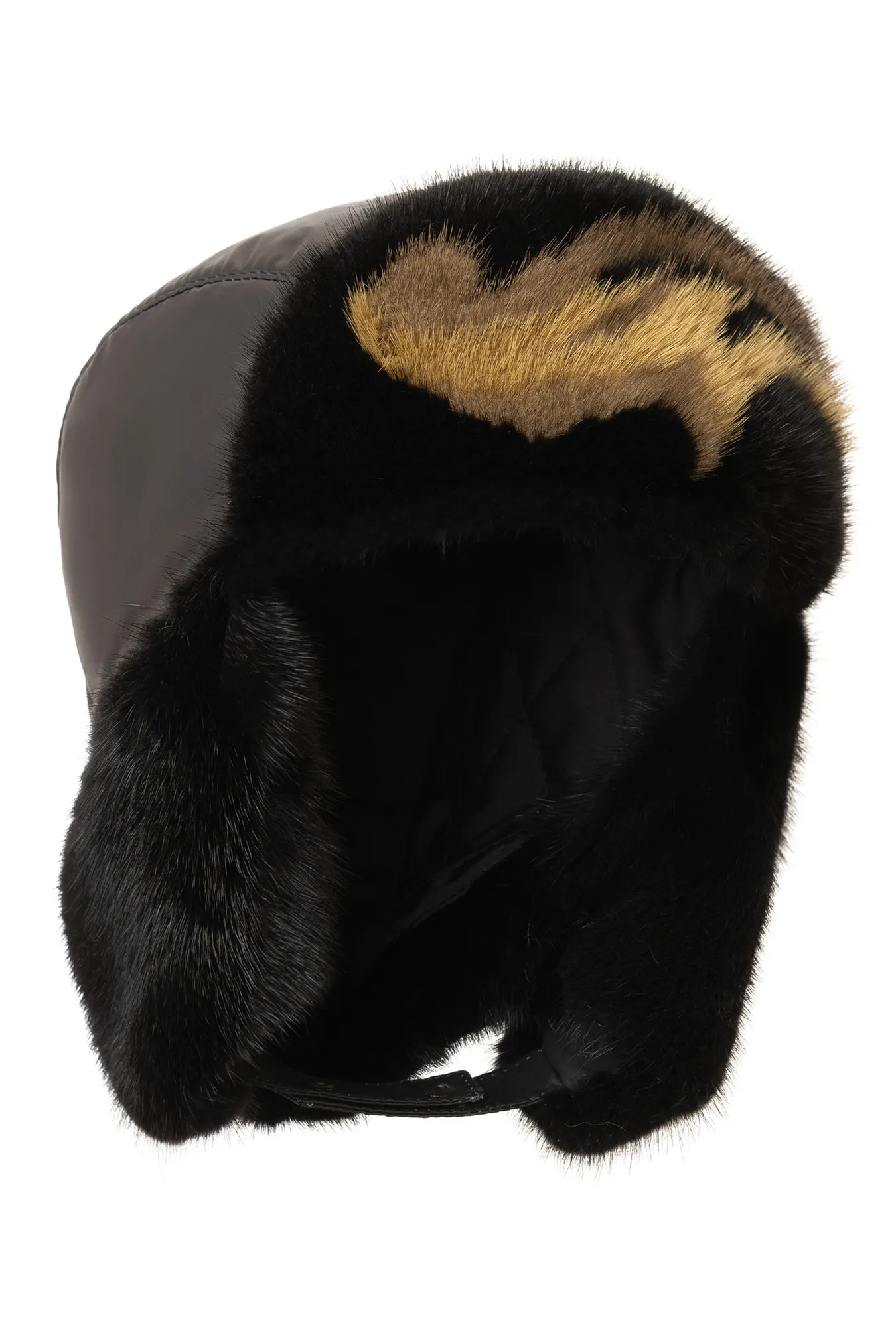 Мужская шапка из меха норки