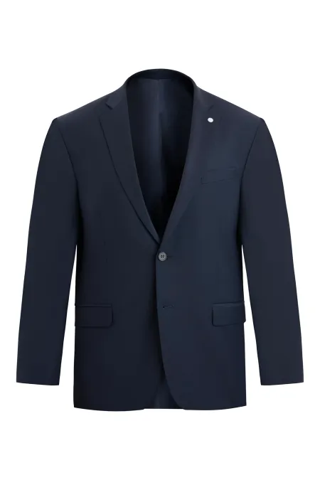 Классический однобортный пиджак прямого силуэта