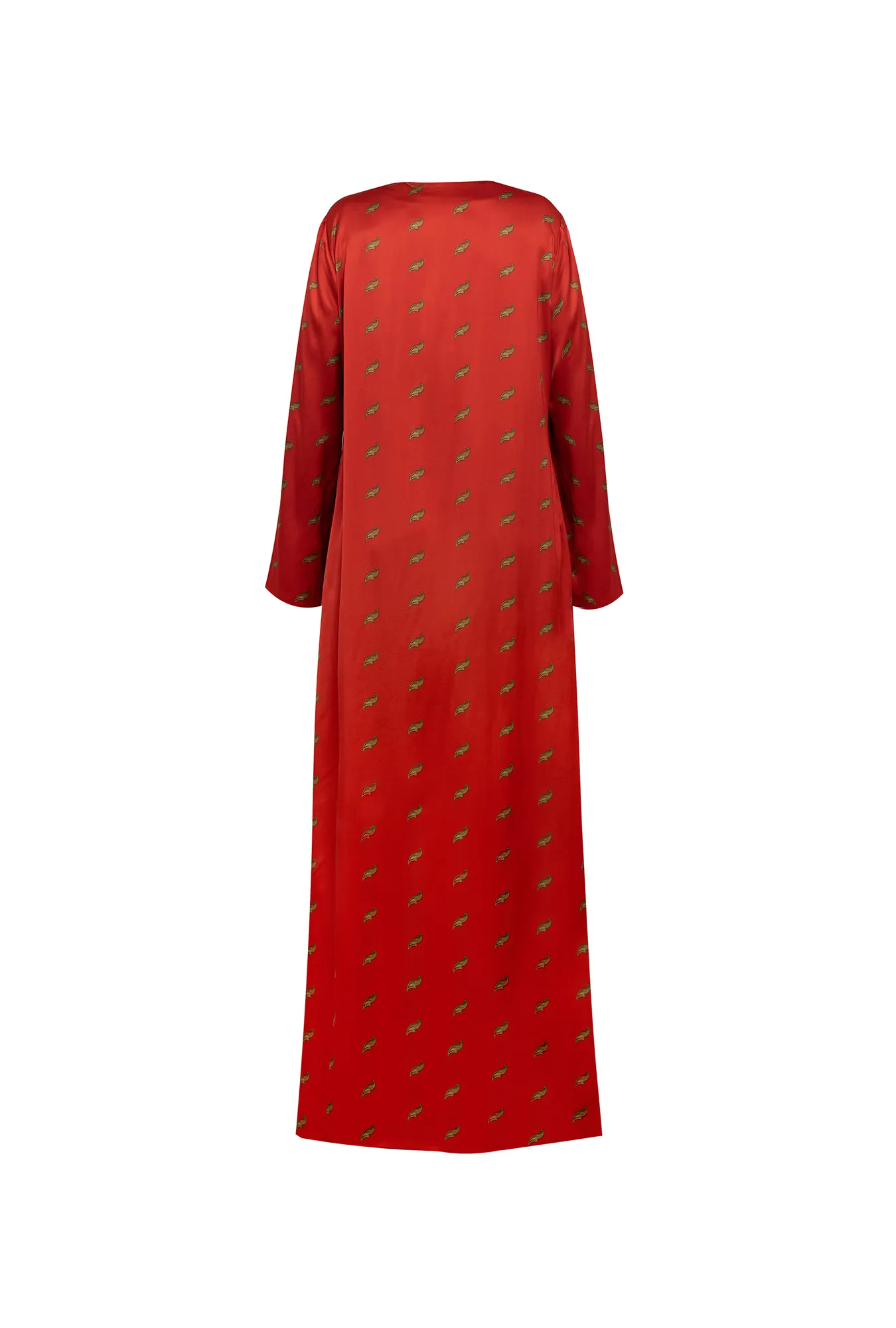 Платье-миди с рисунком