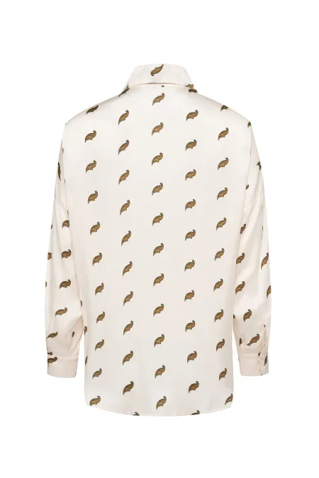 Блузка свободного силуэта