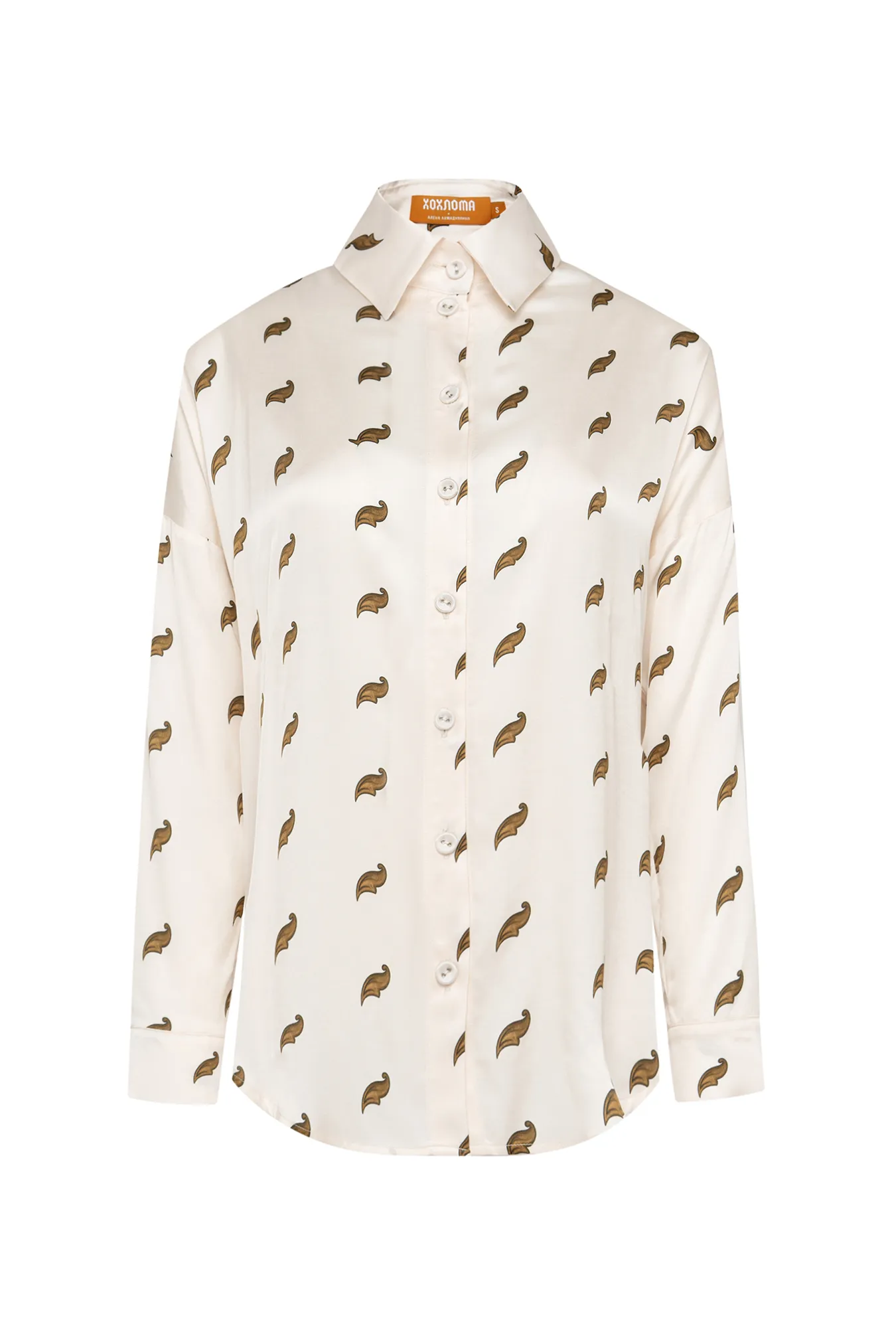 Блузка свободного силуэта