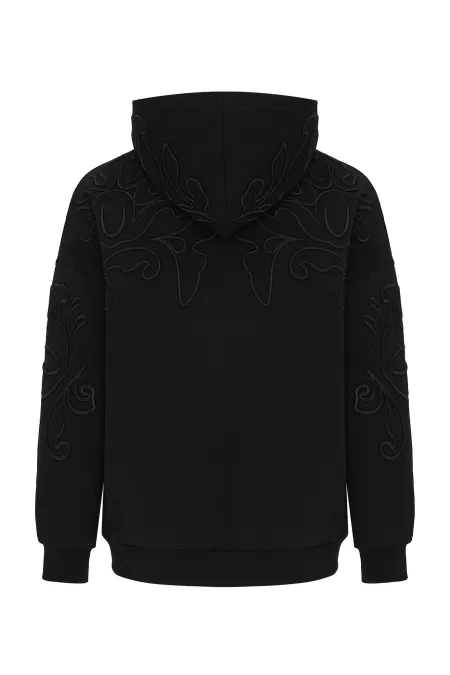 Худи на молнии с вышивкой