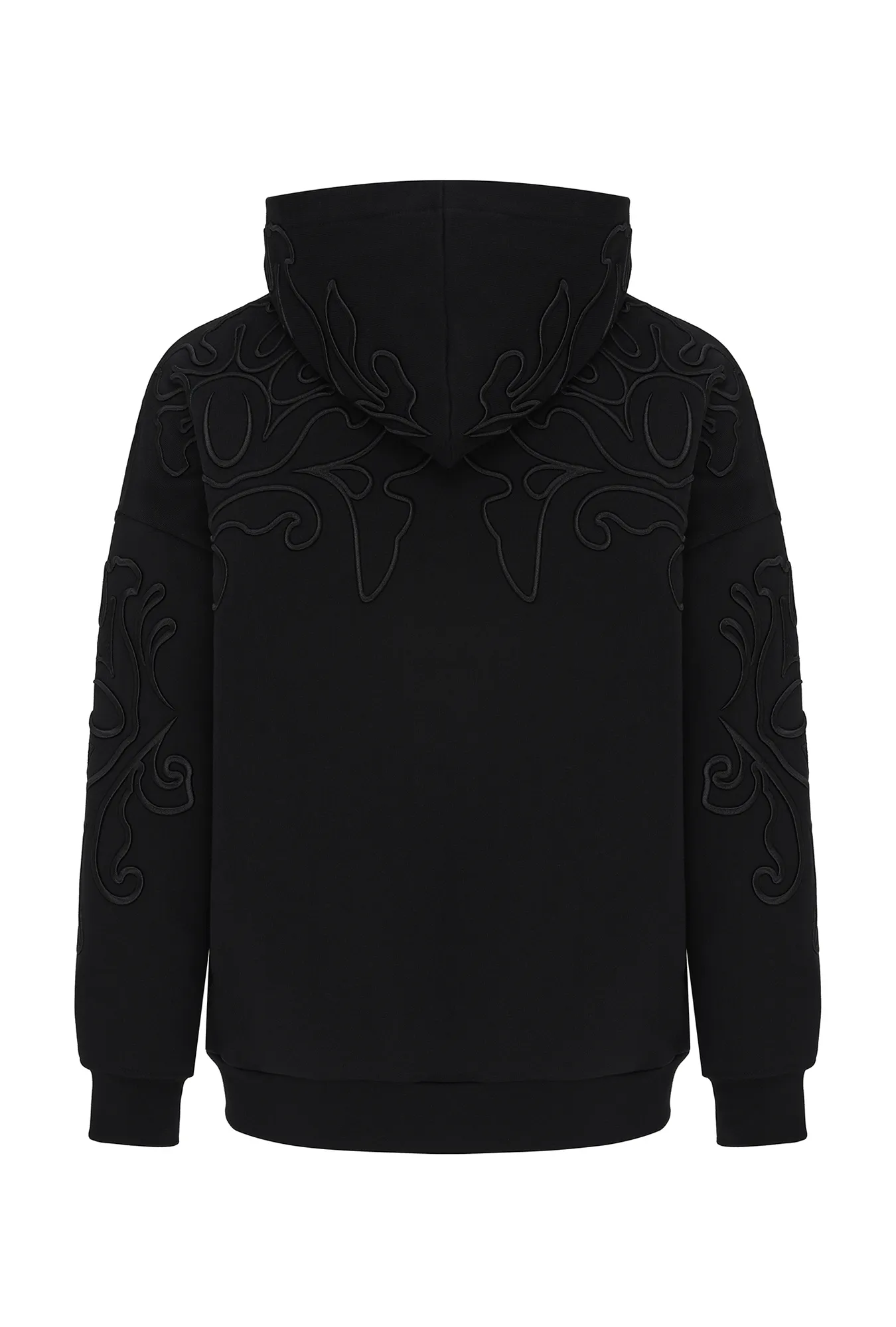 Худи на молнии с вышивкой