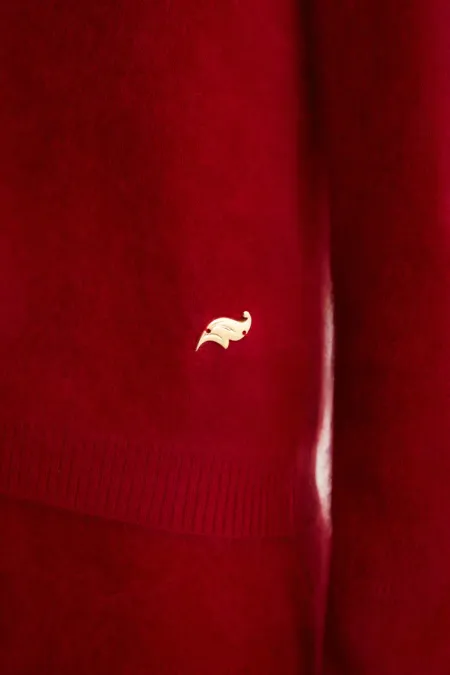 Джемпер c V-образным вырезом из 100% кашемира