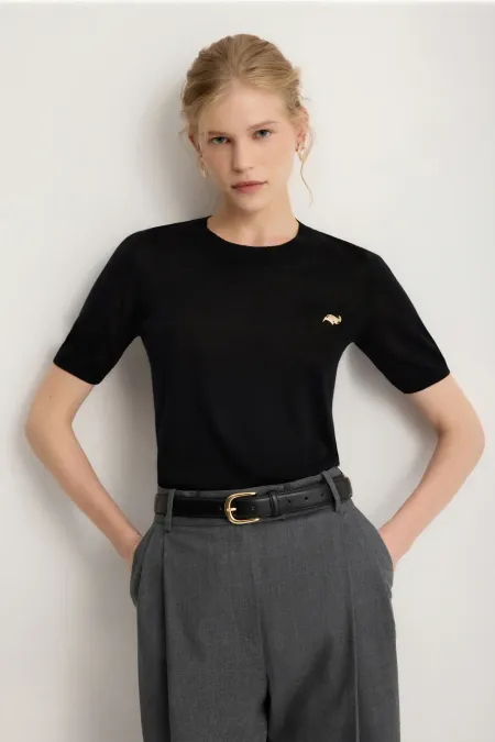 Джемпер с коротким рукавом