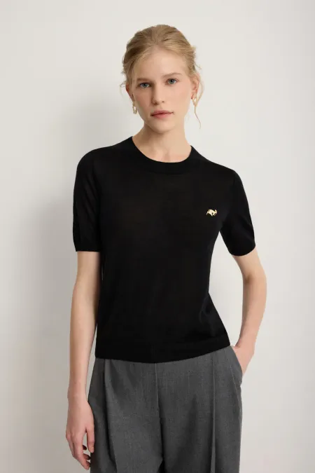 Джемпер с коротким рукавом