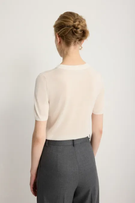 Джемпер с коротким рукавом