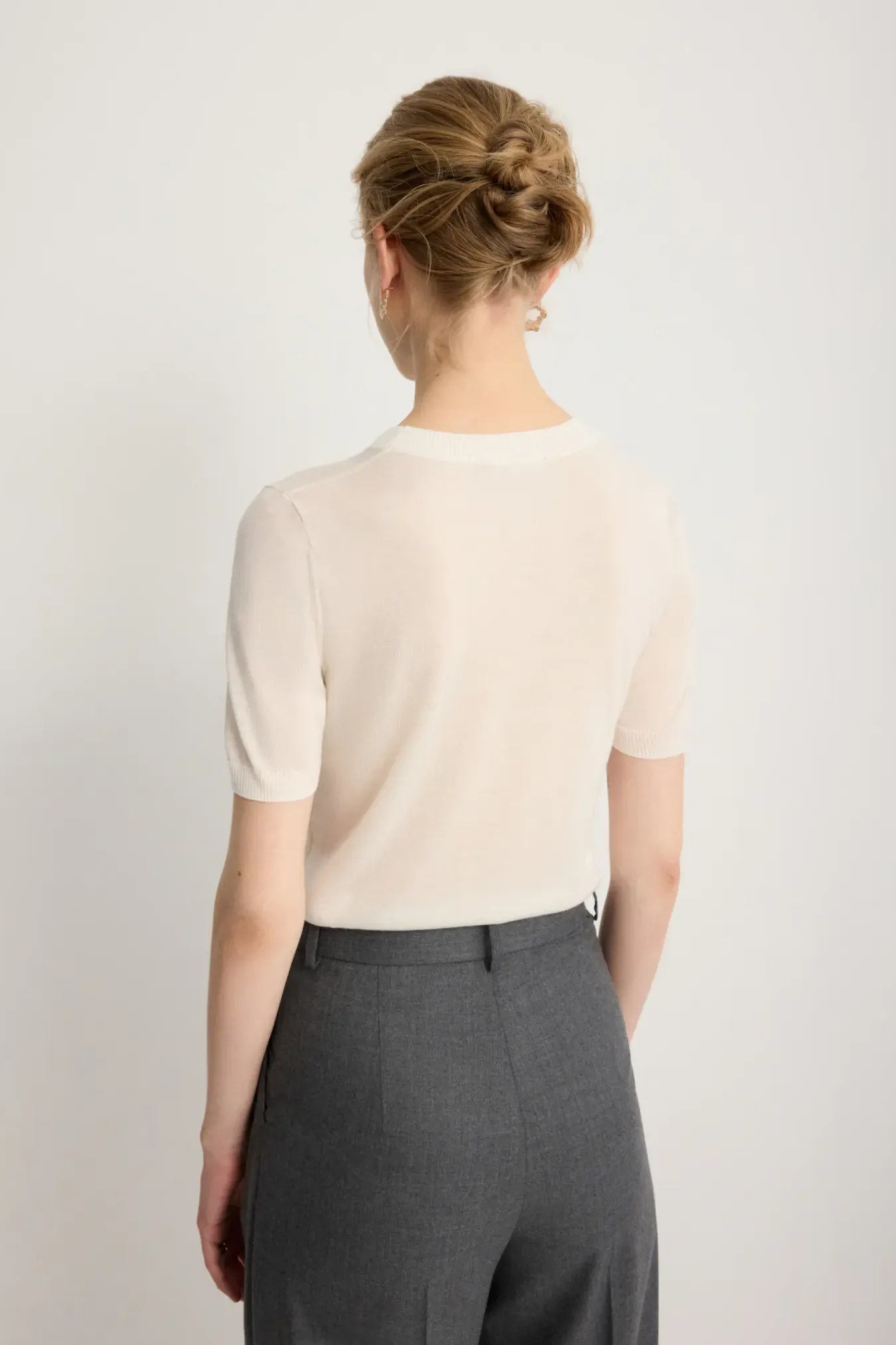 Джемпер с коротким рукавом