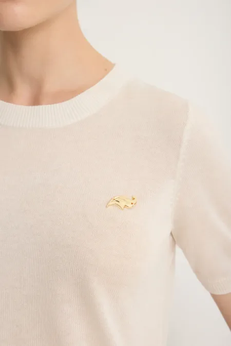 Джемпер с коротким рукавом