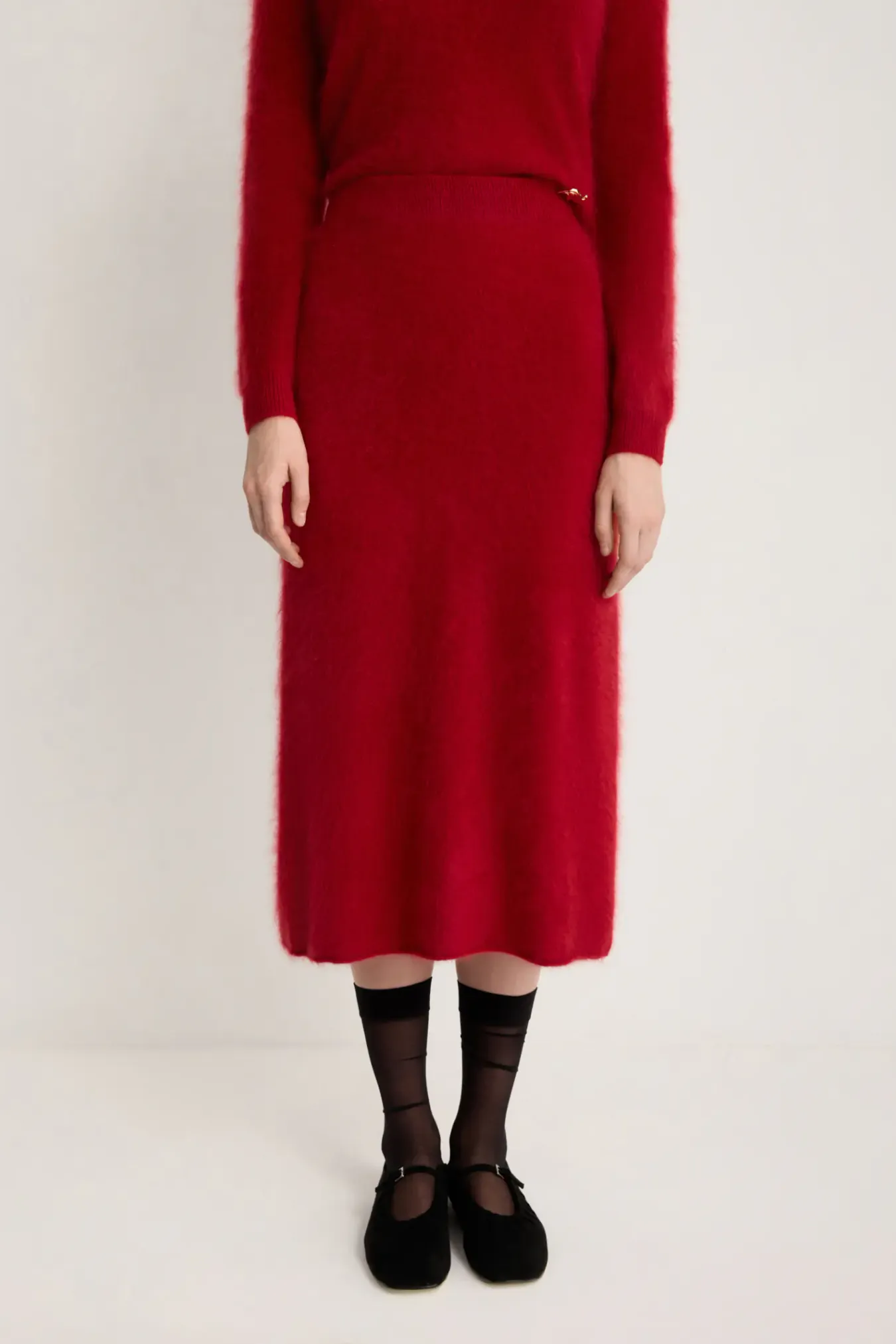 Трикотажная юбка из 100% кашемира