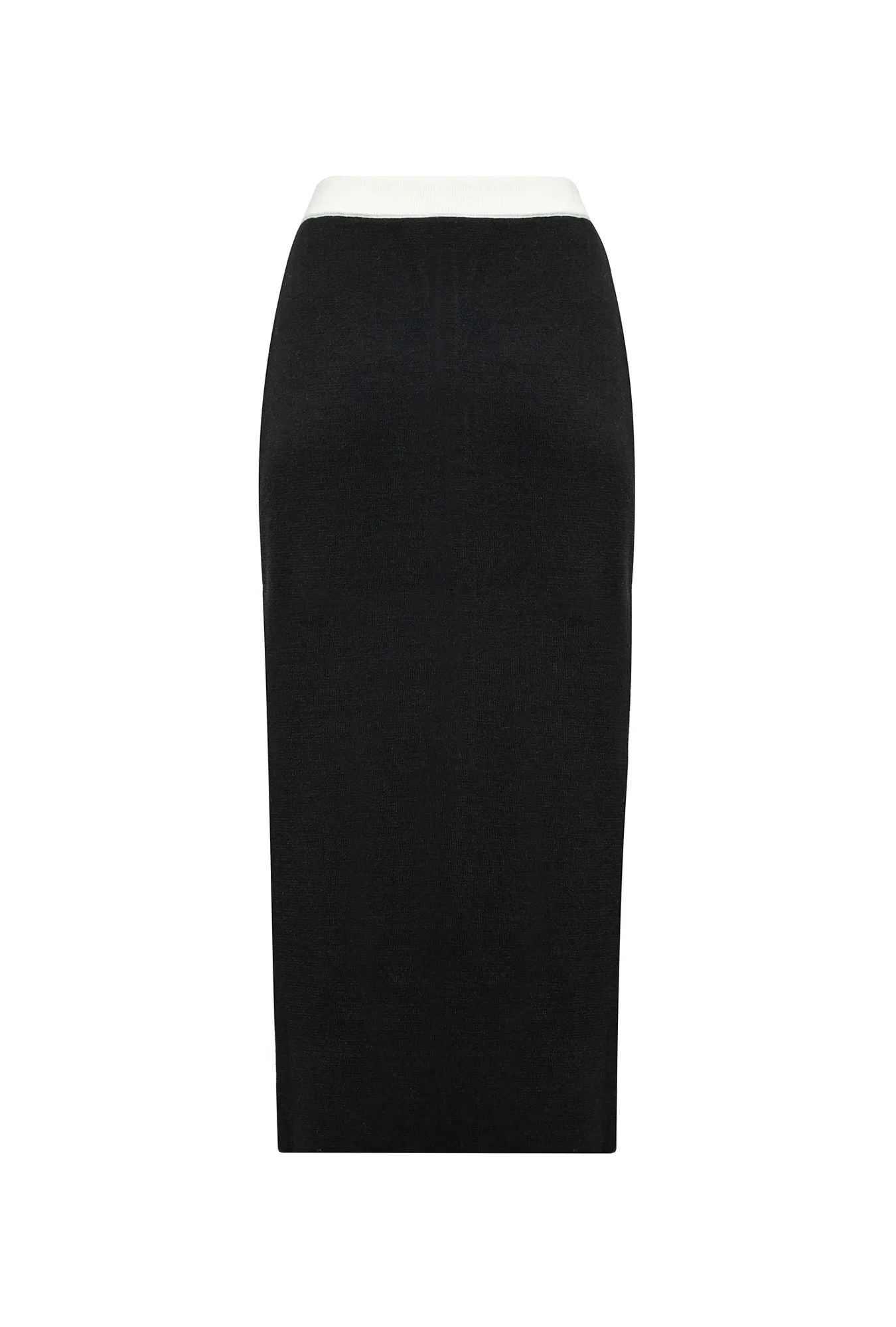 Юбка миди из смесовой шерсти