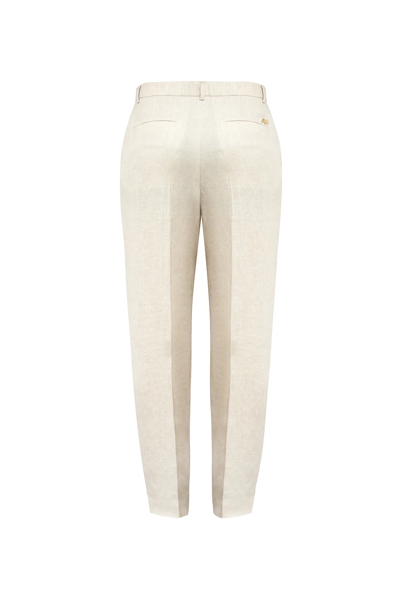 Льняные брюки со стрелками
