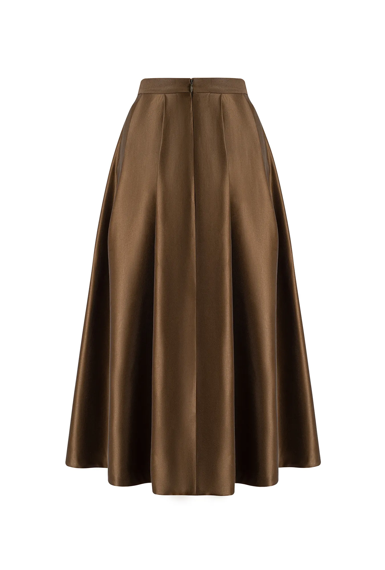 Юбка миди с вышивкой