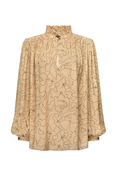 Блуза из 100% шелка
