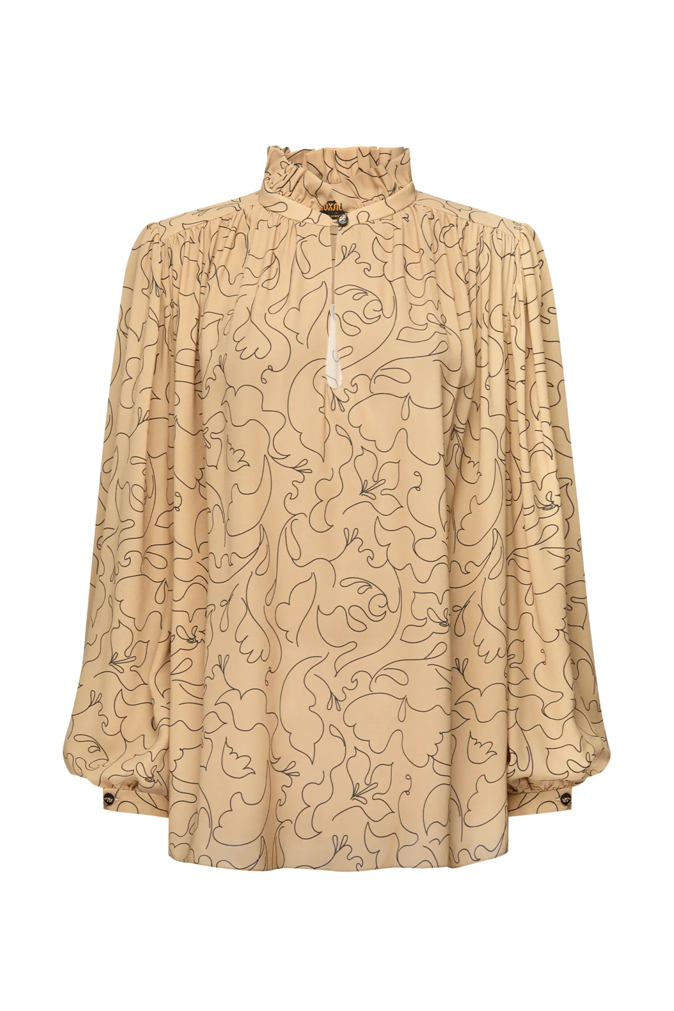 Блуза из 100% шелка